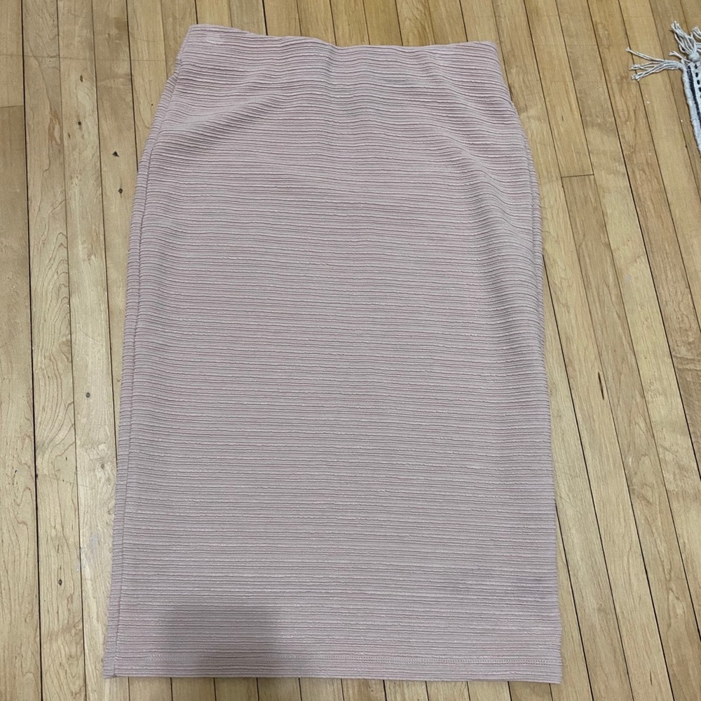 Pastel Pink Pencil Skirt